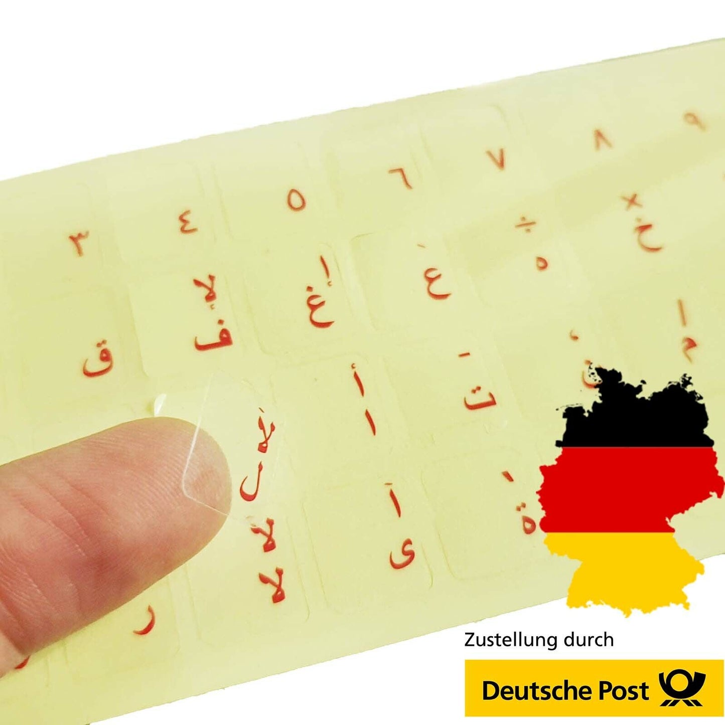 Tastaturaufkleber Tastatur Aufkleber Keyboard Sticker Arabisch Transparent