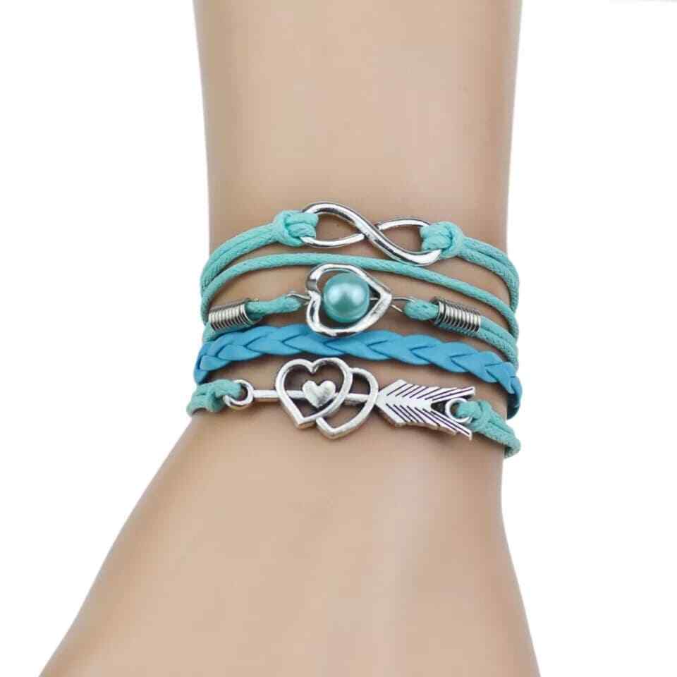 Handgemachte Damen Schmuck Armband Vintage Believe Love Best Friend Freundschaft