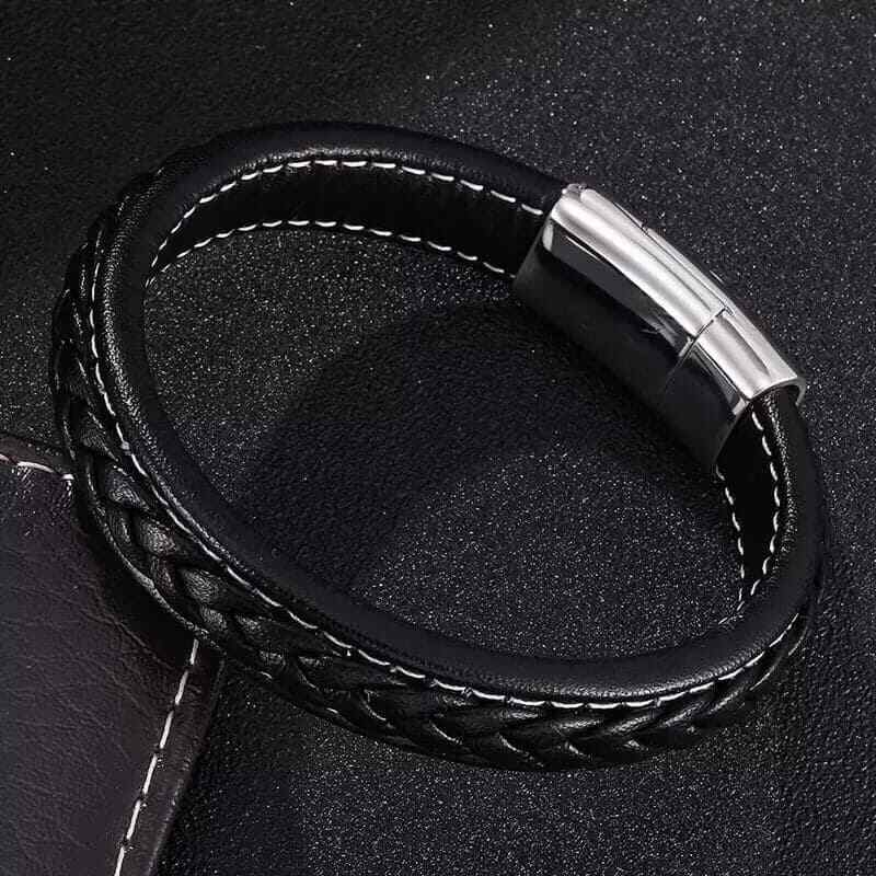 Ying Yang  Armband Edelstahl  Unisex Magnetverschluss schwarz