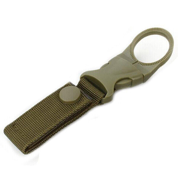 Taktisch Flaschenhalter Gürtel Molle-System Schnalle Halter Clip Wandern Camping