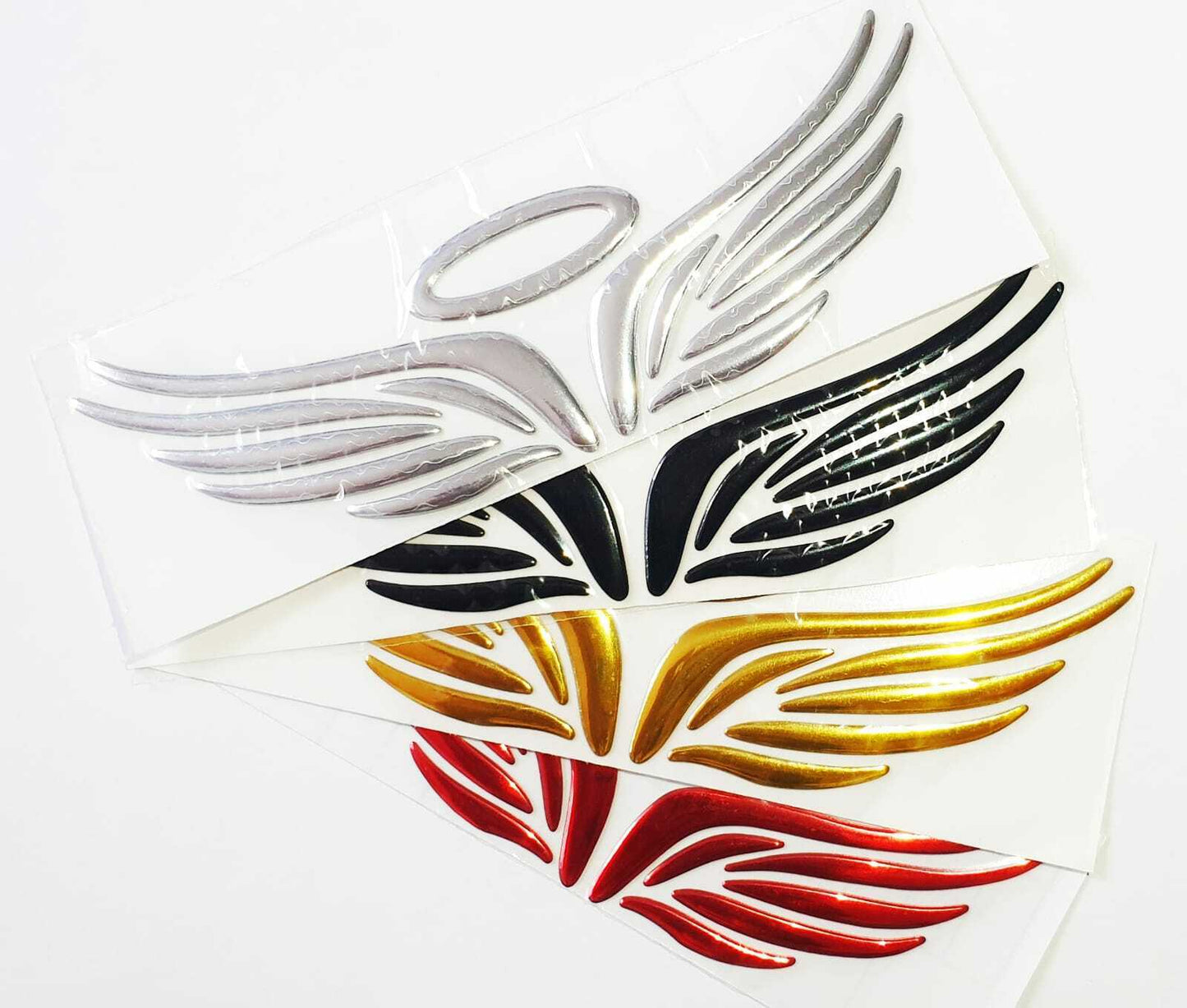 Auto Aufkleber 3D Flügel Engelsflügel Angel Emblem Car Sticker Autoaufkleber Rot