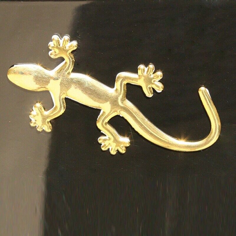 Autoaufkleber 3D Gecko Eidechse Echse Salamander Emblem Sticker Auto Aufkleber