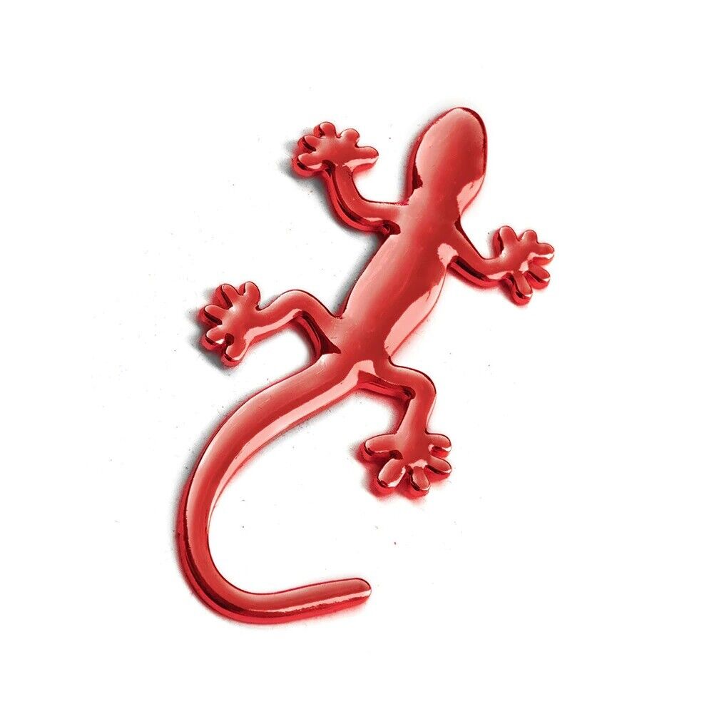 Autoaufkleber 3D Gecko Eidechse Echse Salamander Emblem Sticker Auto Aufkleber