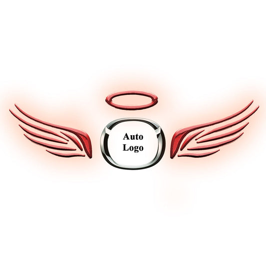 Auto Aufkleber 3D Flügel Engelsflügel Angel Emblem Car Sticker Autoaufkleber Rot