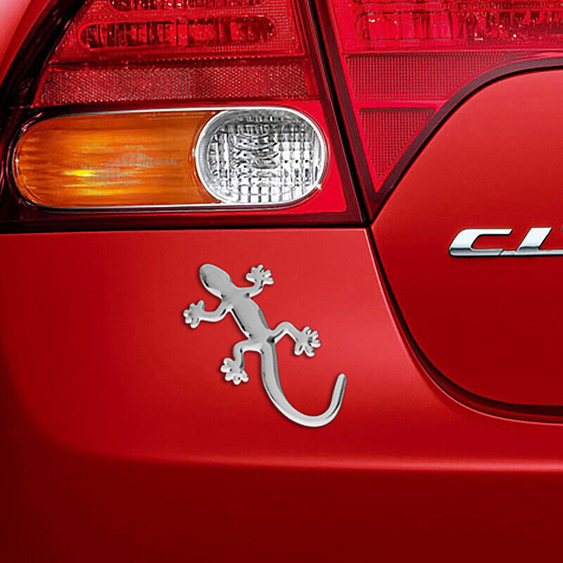 Autoaufkleber 3D Gecko Eidechse Echse Salamander Emblem Sticker Auto Aufkleber