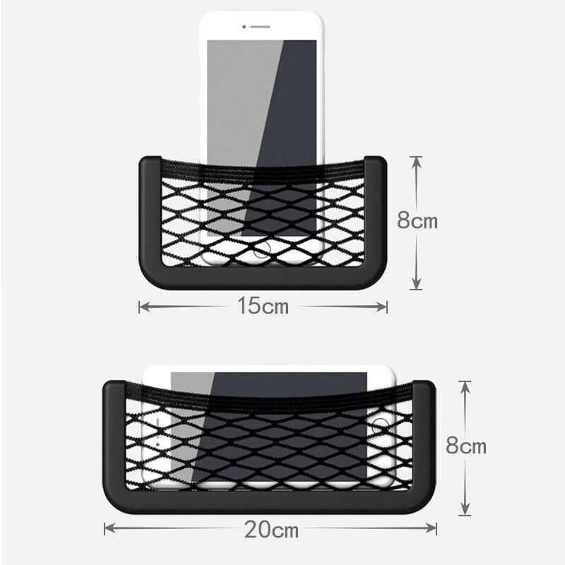 4x Auto Ablagenetz Ablagefach PKW KFZ Netz Gepäcknetz 20 x 8cm Groß Organizer