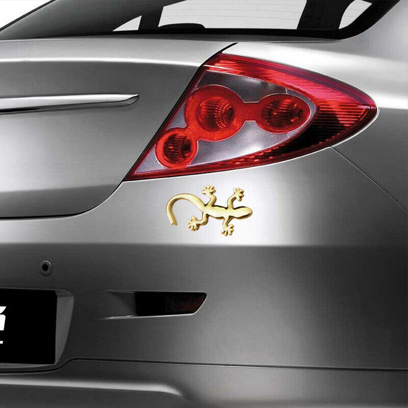 Autoaufkleber 3D Gecko Eidechse Echse Salamander Emblem Sticker Auto Aufkleber